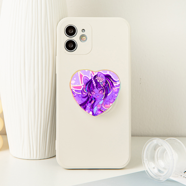 Twilight Sparkle Acrylic Airbag Phone Holder - 1.96"(50mm), Rainbow