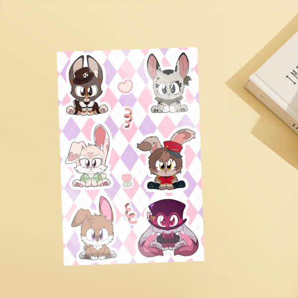 Buncha Bunnies Stickers Sheet