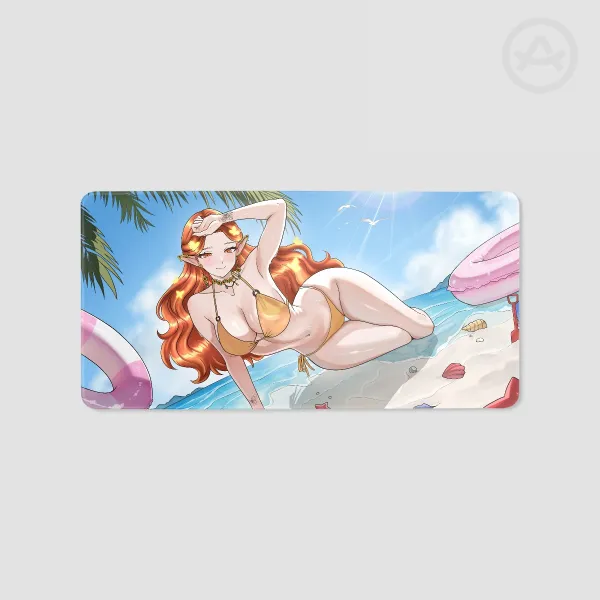 Azure Summer Desk Pad