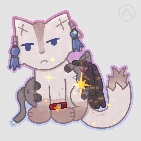 [GACHIAKUTA] Kitty Janka sticker