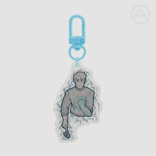 Bioshock Jack Glitter Keychain