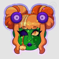 Zombie Girlz - Creepy Cute Undead Sticker