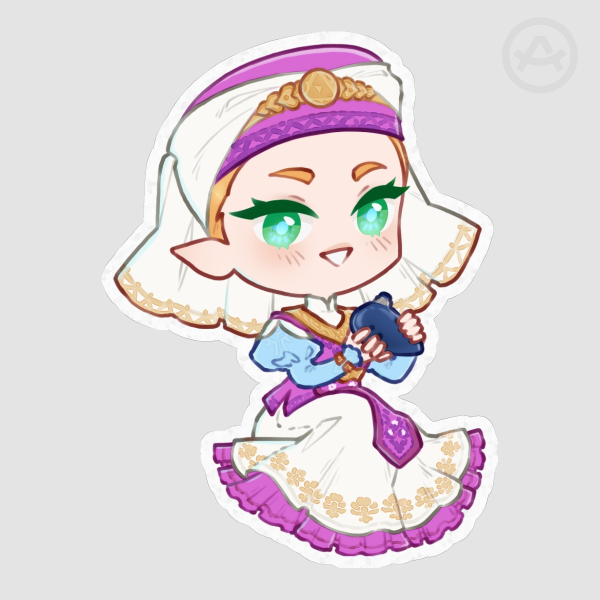 Ocarina of Time Child Link Sticker - Matte