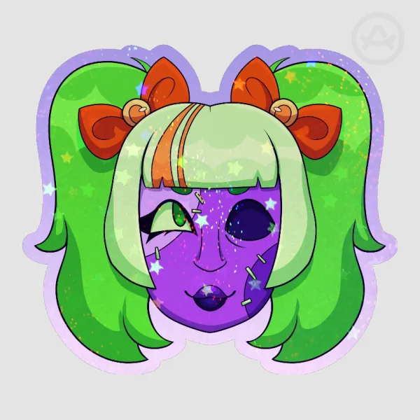 Zombie Girlz - Cheer Squad Ghoul Sticker