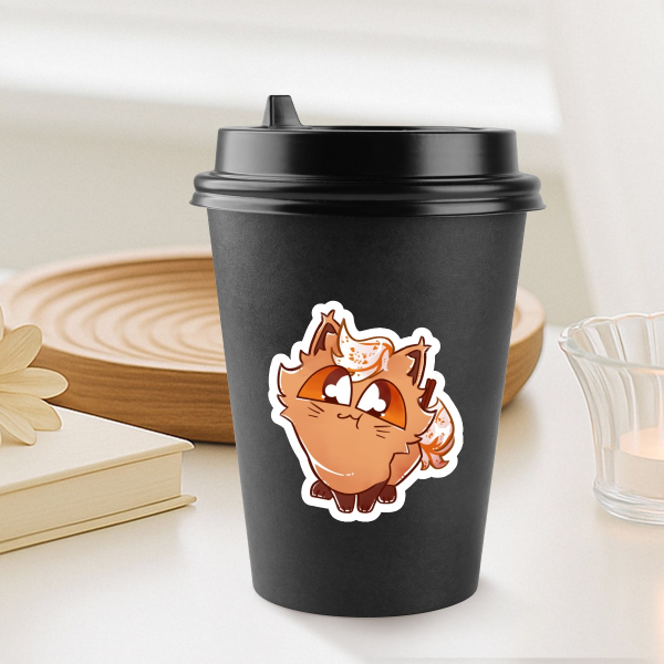 Pumpkin Spice Cat Sticker