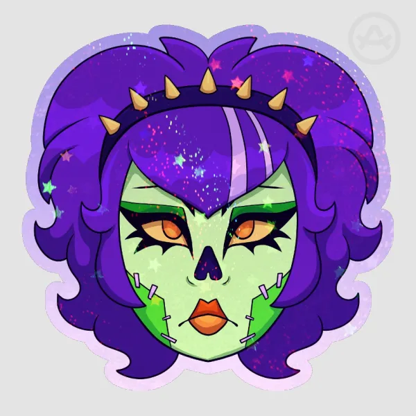 Zombie Girlz - Undead Trad Goth Sticker