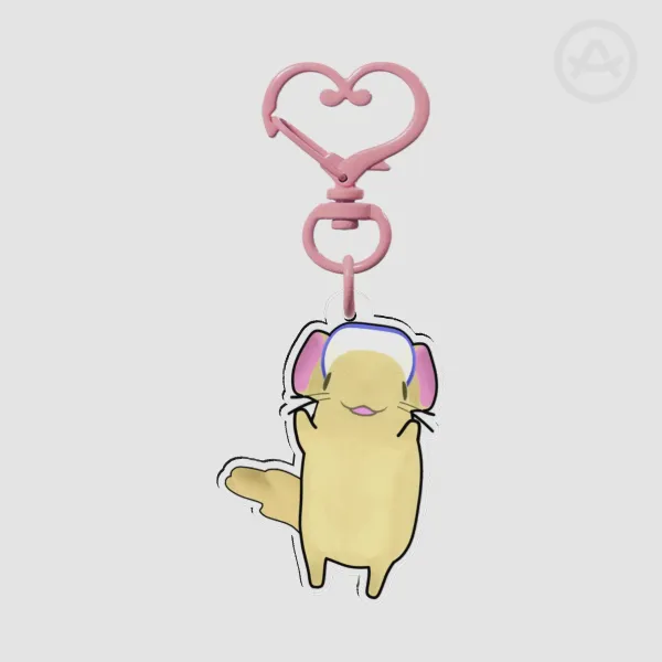 Chinchilla Wave Charm