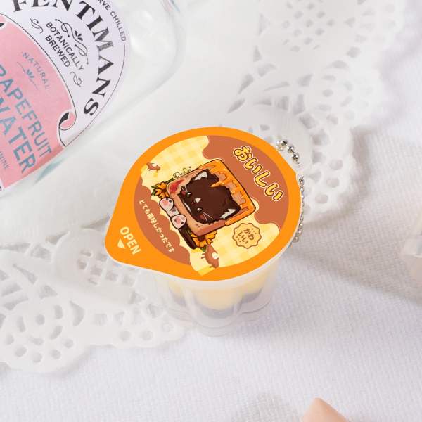 Toast Michi - Squishy Pudding Jelly Keychains