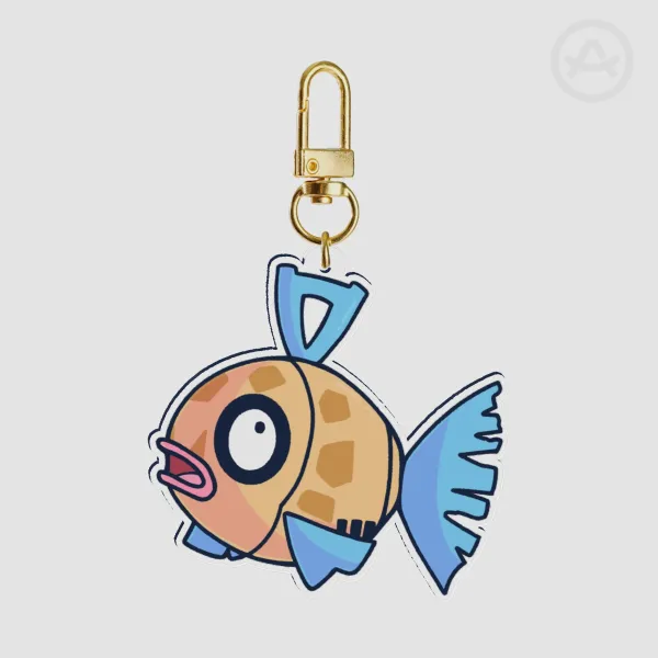 Inner beauty fish keychain