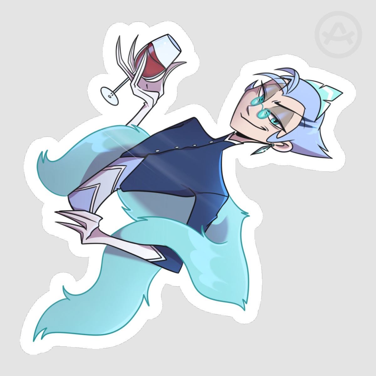 Human Andrealphus Sticker