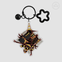 Great Warning | Epoxy Clear Acrylic Keychains