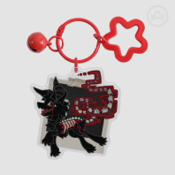 Open Wound | Epoxy Clear Acrylic Keychains