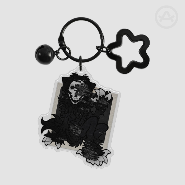 Computer Virus | Epoxy Clear Acrylic Keychains