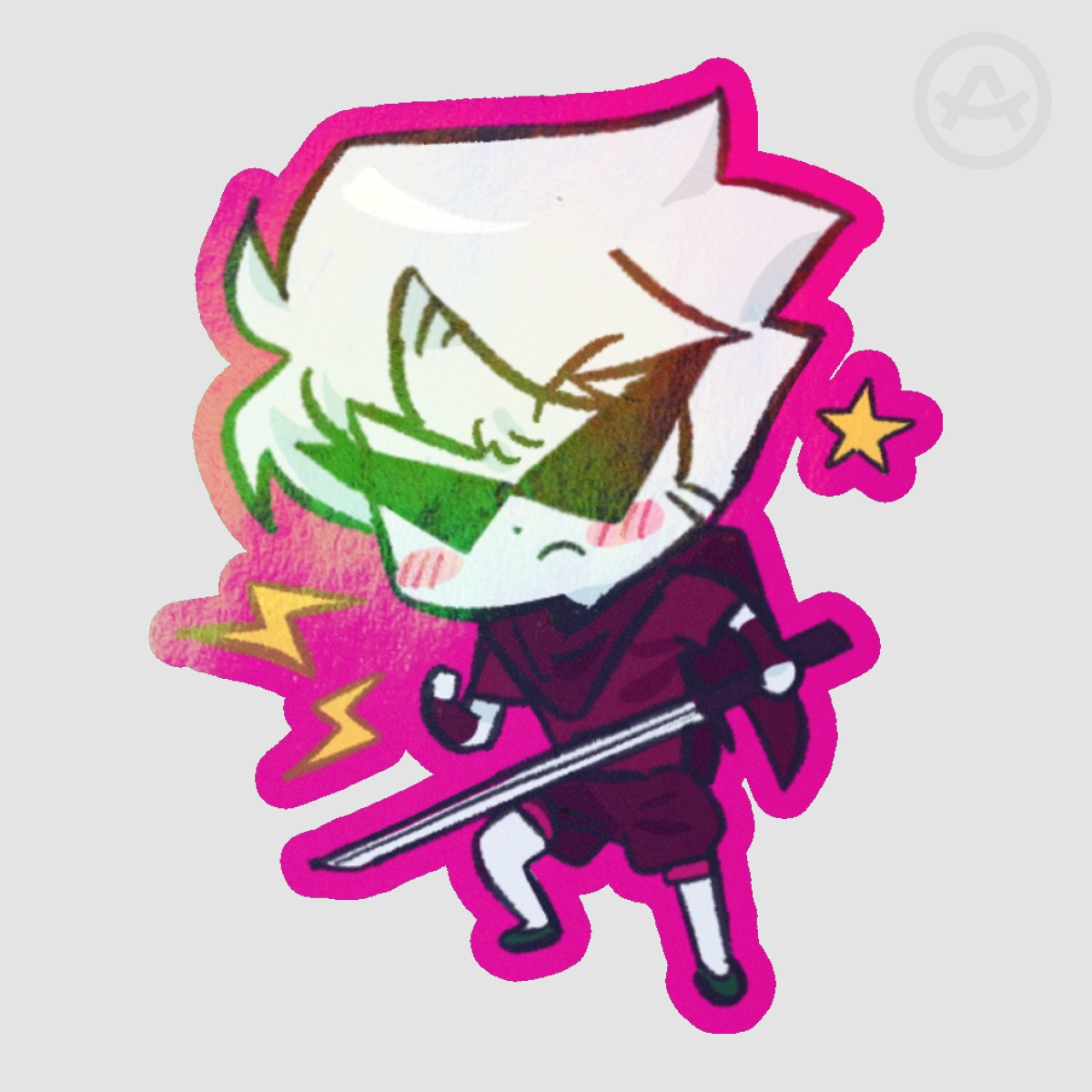 Dirk Strider holographic sticker