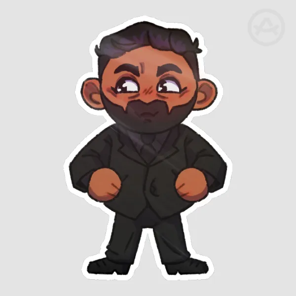 Agent Stone Die Cut Stickers