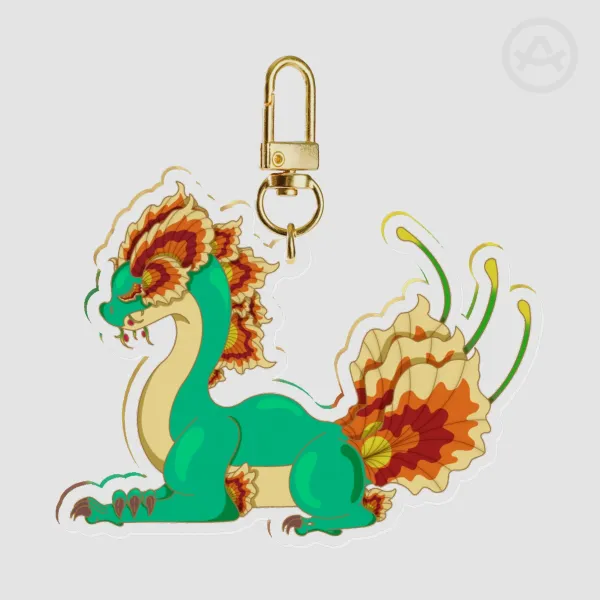 Ambrosia Dragon Acrylic Keychain