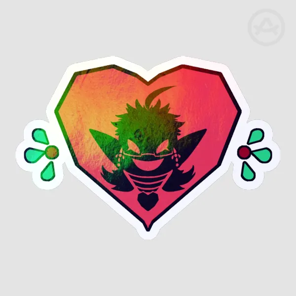 Holo Elfiest Heart sticker