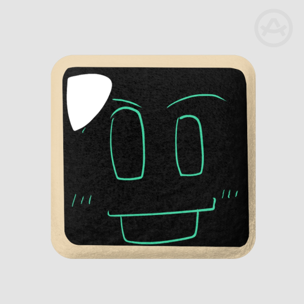 Megabyte Square Plush Badge
