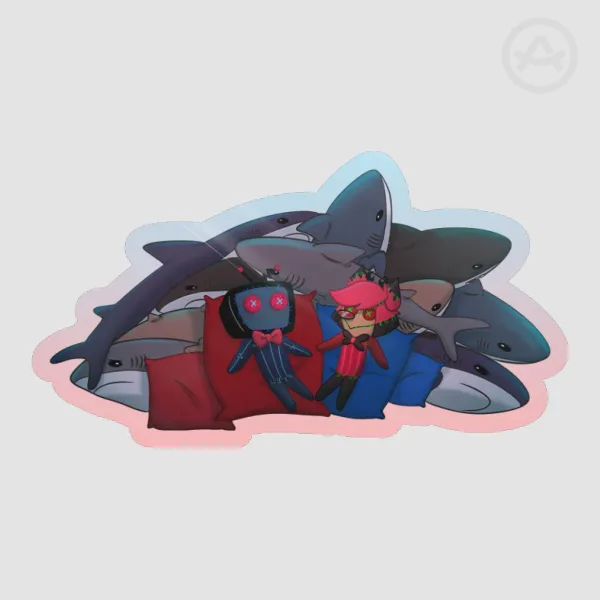 What lays behind Sticker