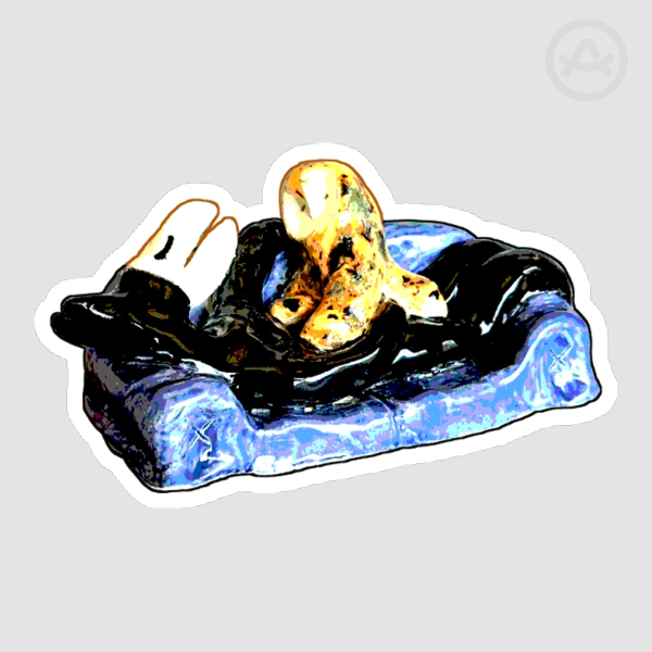 Man & Dog sticker