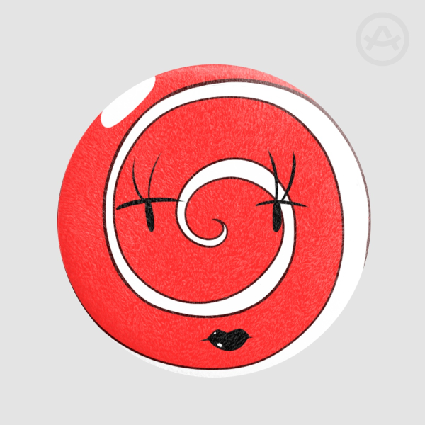 Loraine Pop Plush Badge
