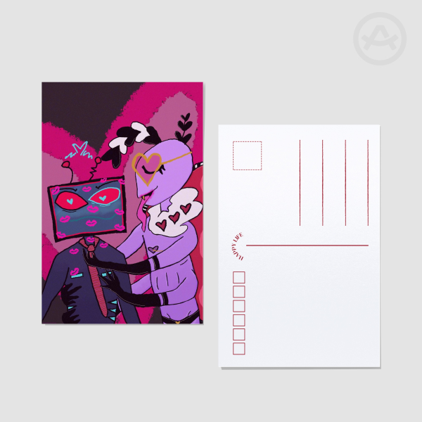 Voxxy and Val Postcard