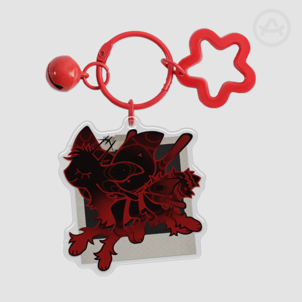 Astral Stare | Epoxy Clear Acrylic Keychains