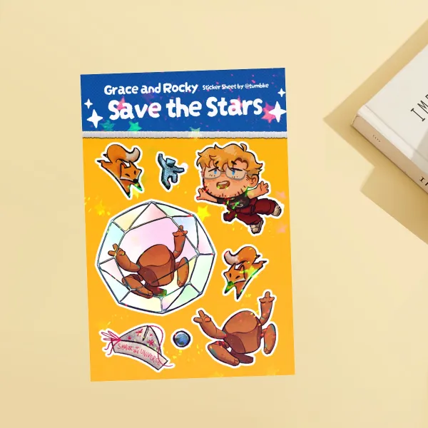 Save The Stars Stickers Sheet