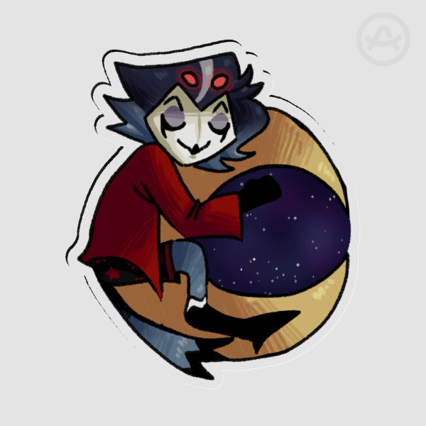 Bedtime Stolas Acrylic Pin