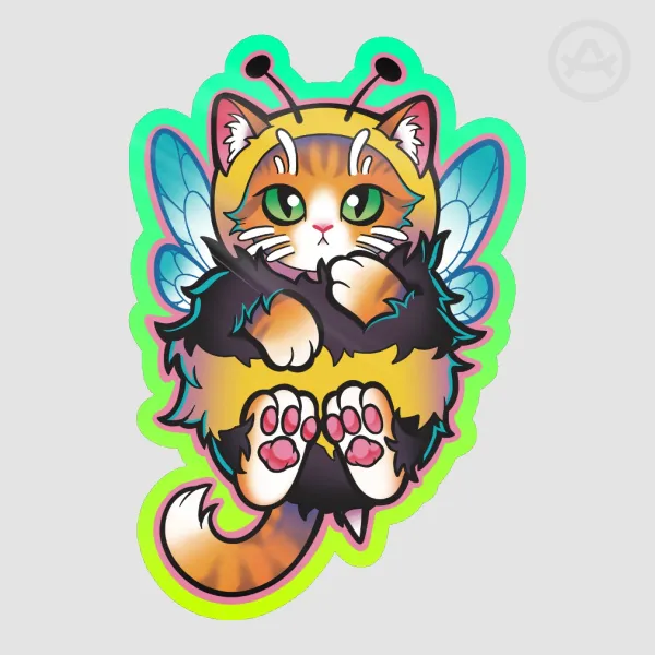 Bee Costume Orange Tabby Cat - Halloween Series