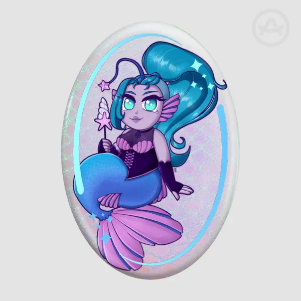 Caelia Scaled Holographic Badge