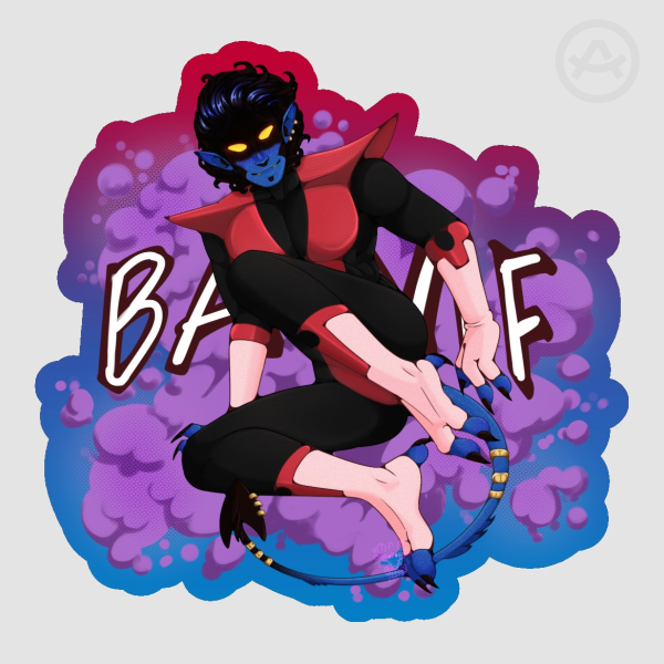 Nightcrawler sticker