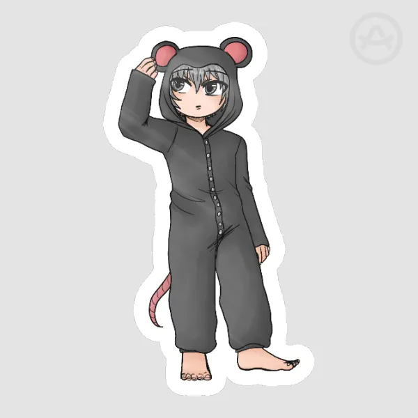 Dear Little Ratboy (Small Sticker)