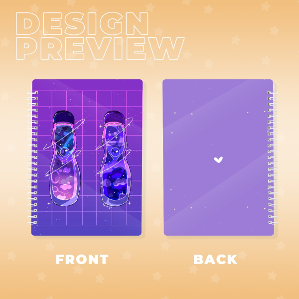 Cosmic Ramune Spiral Notebook