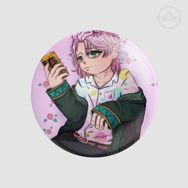 Kiryu Mitsuki (Wind Breaker) Button Pin