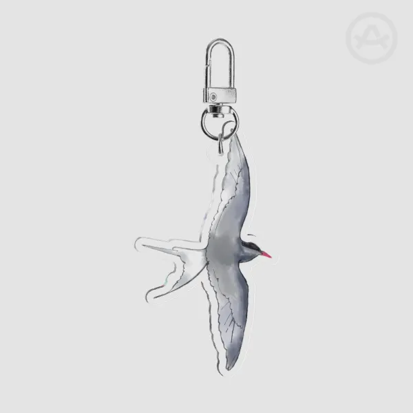 Arctic Tern Acrylic Keychain