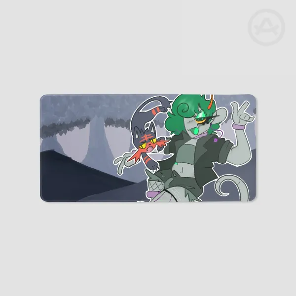 Rat and Litten Desk Pad