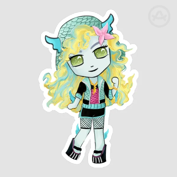 Monster High Lagoona Blue Sticker