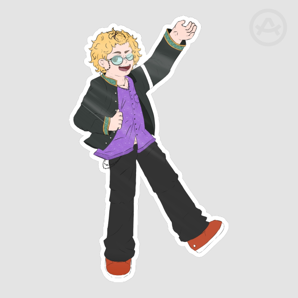 Nirei Akihiko (Wind Breaker) Sticker