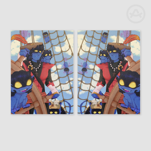 Pirate Nightcrawler Pearl Paper Photocards