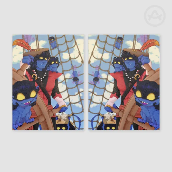 Pirate Nightcrawler Pearl Paper Photocards
