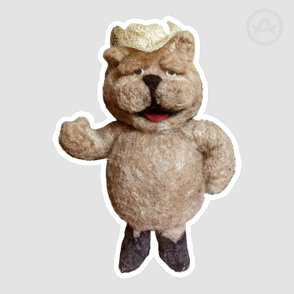 Cowboy Dog Sticker