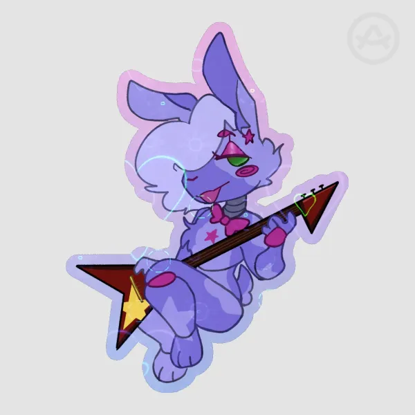 Clyde/Rockstar Bonnie Sticker