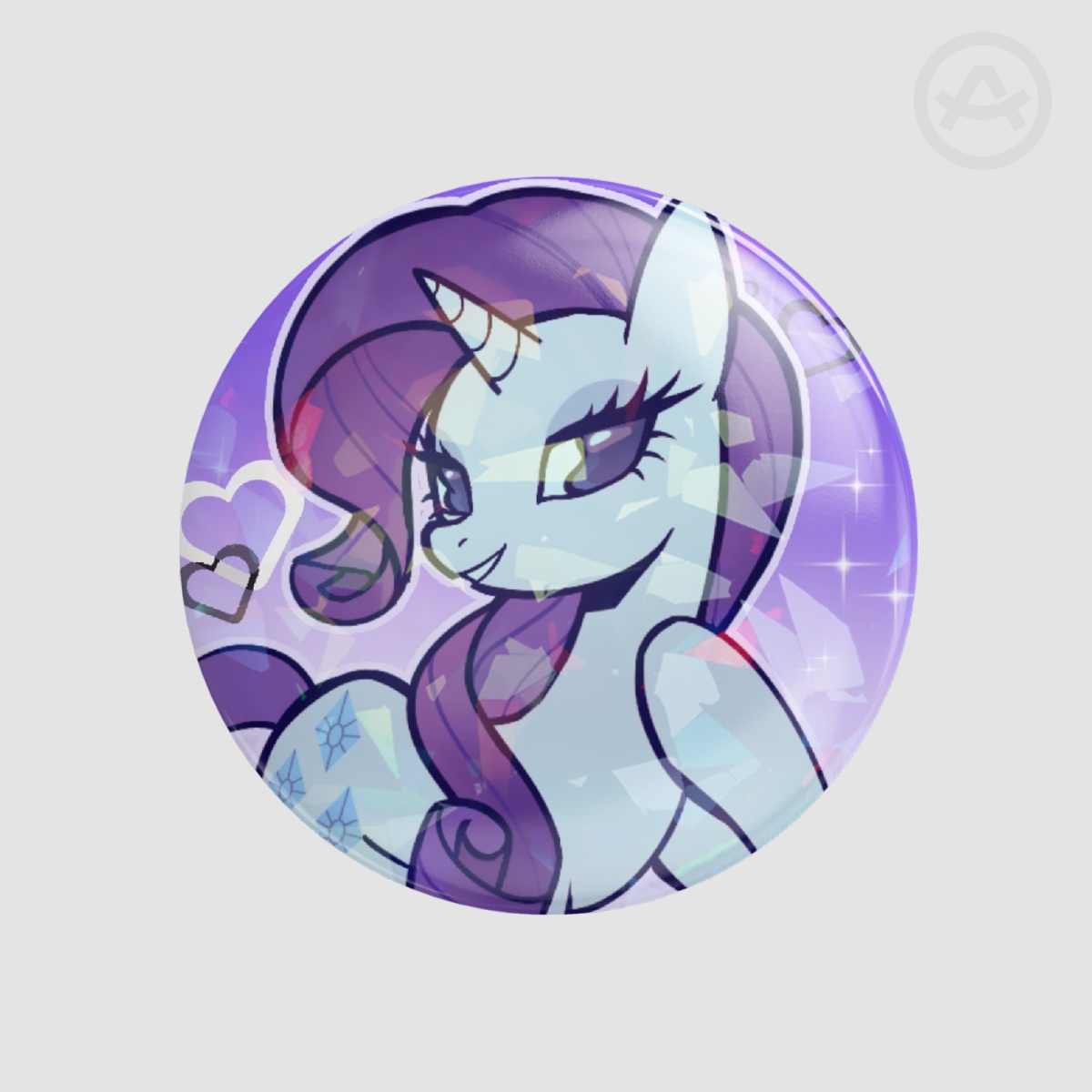 Rarity MLP Round Badge