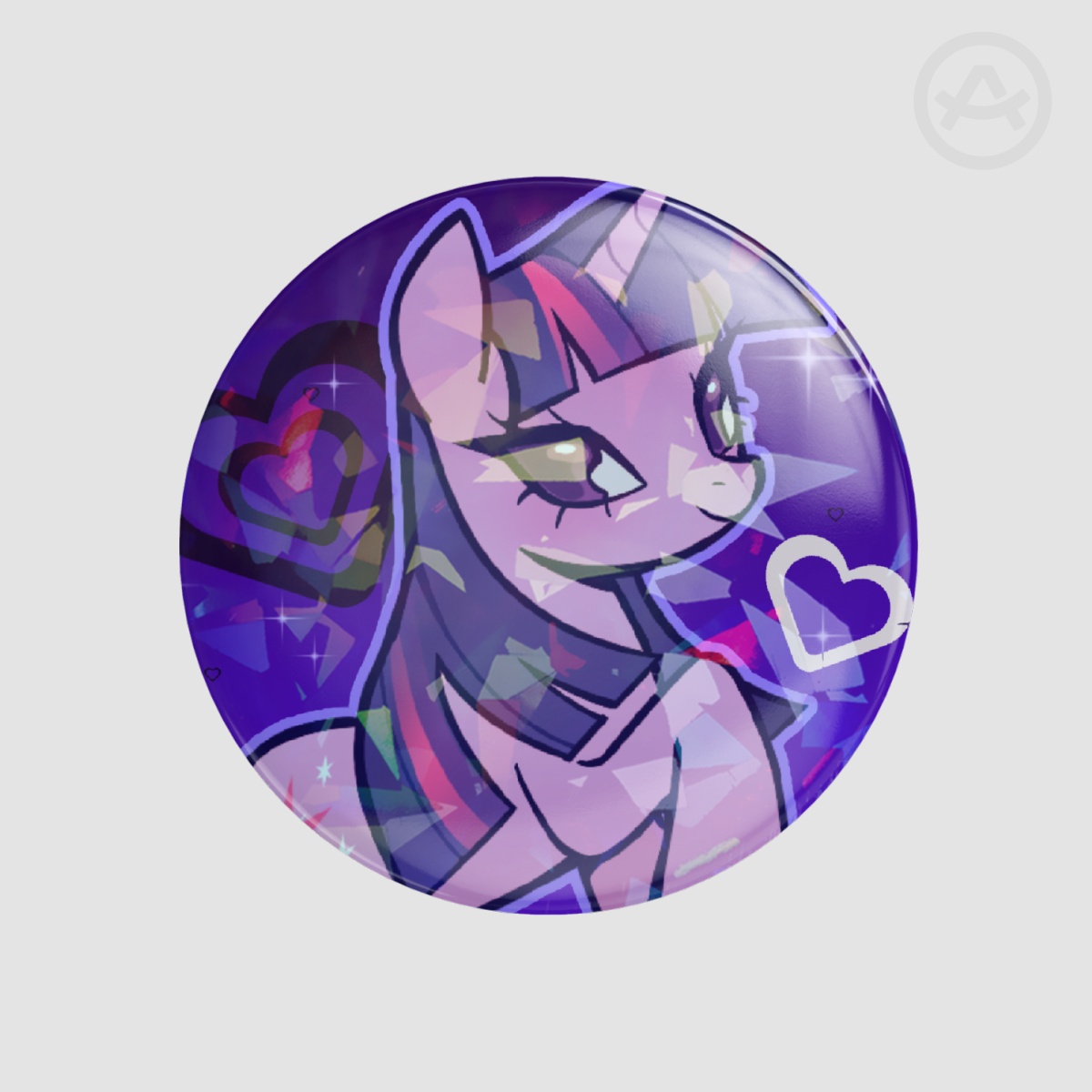 Twilight Sparkle MLP Round Badge