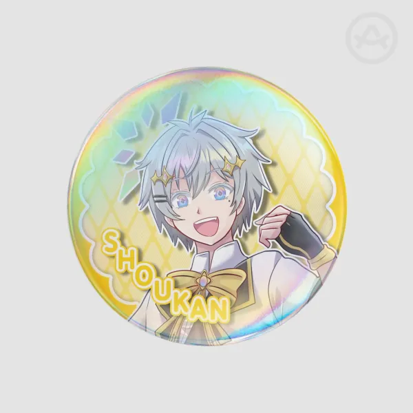 Shoukan Suguro Holo Can Badge