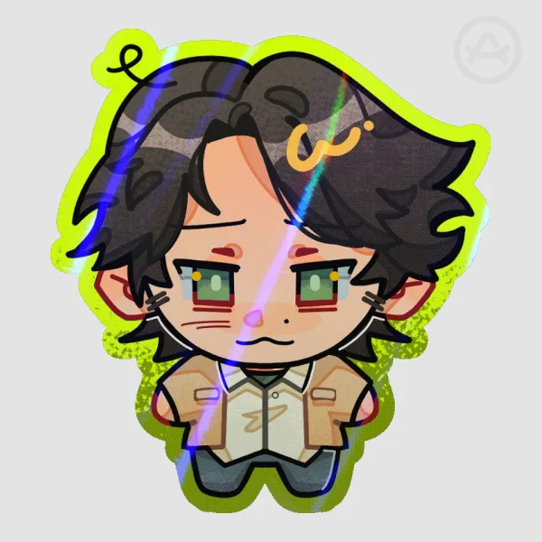 SAM WINCHESTER Colored Edge Die Cut Stickers
