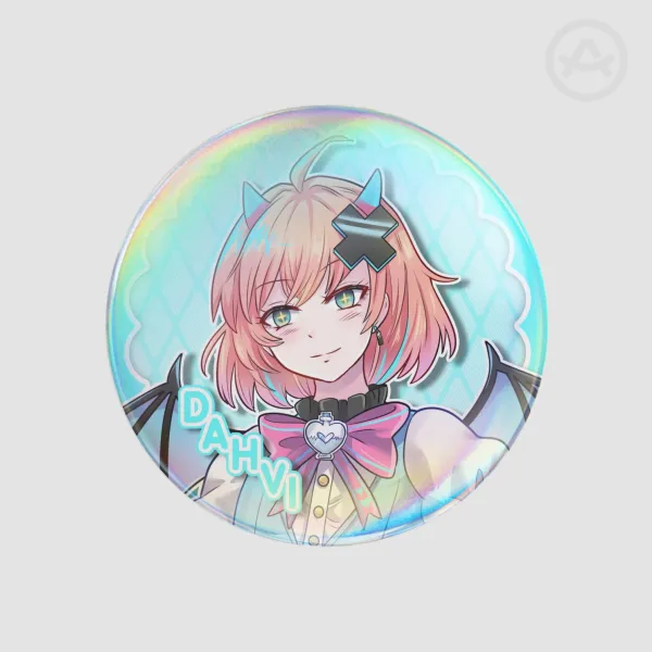 Dahvi Darc Holo Can Badge