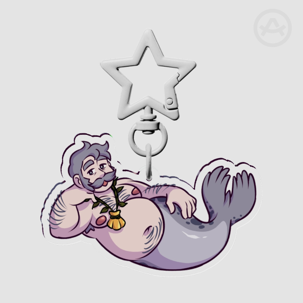 Acrylic Keychain - Selkie