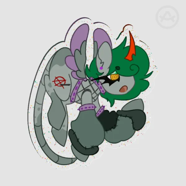 Roszal Pony Acrylic Pin